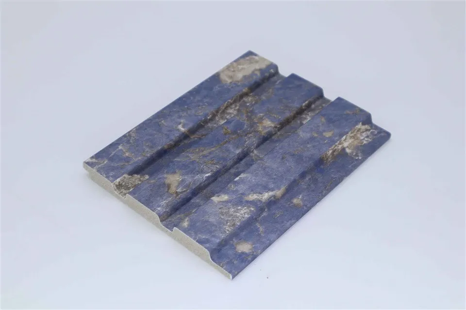 Painéal Balla Slat PS Uiscedhíonach Ardchaighdeáin Le haghaidh Decor Baile